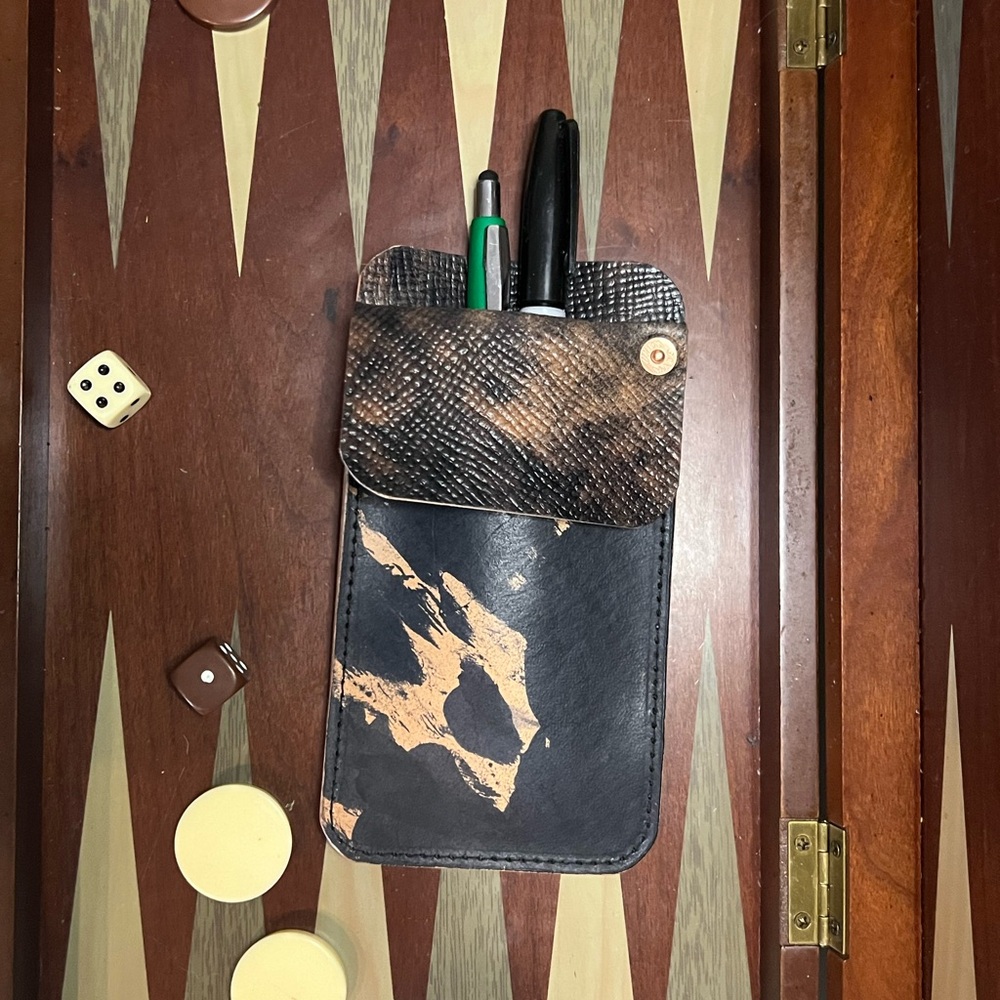 Rocado Shell Cordovan Leather Pocket Protector